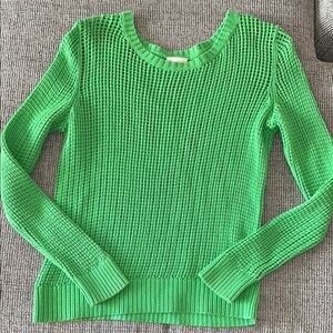 Bright Green Knit Sweater